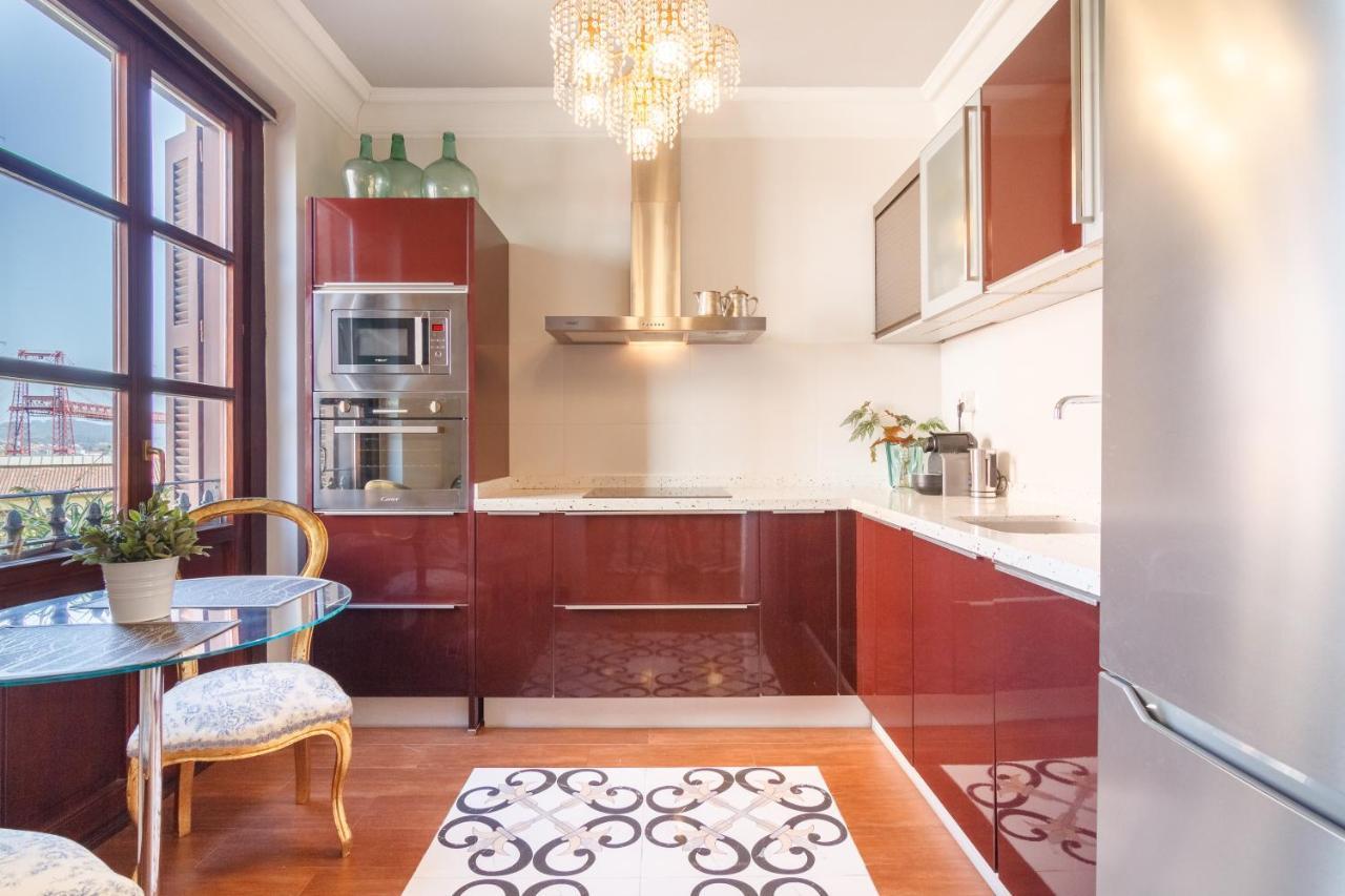 Amplio Y Elegante Con Diseno Vintage Apartman Portugalete Kültér fotó