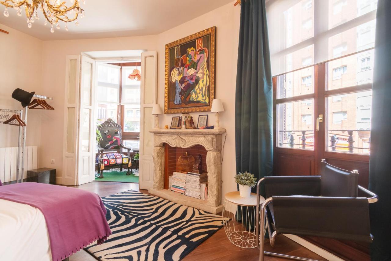 Amplio Y Elegante Con Diseno Vintage Apartman Portugalete Kültér fotó