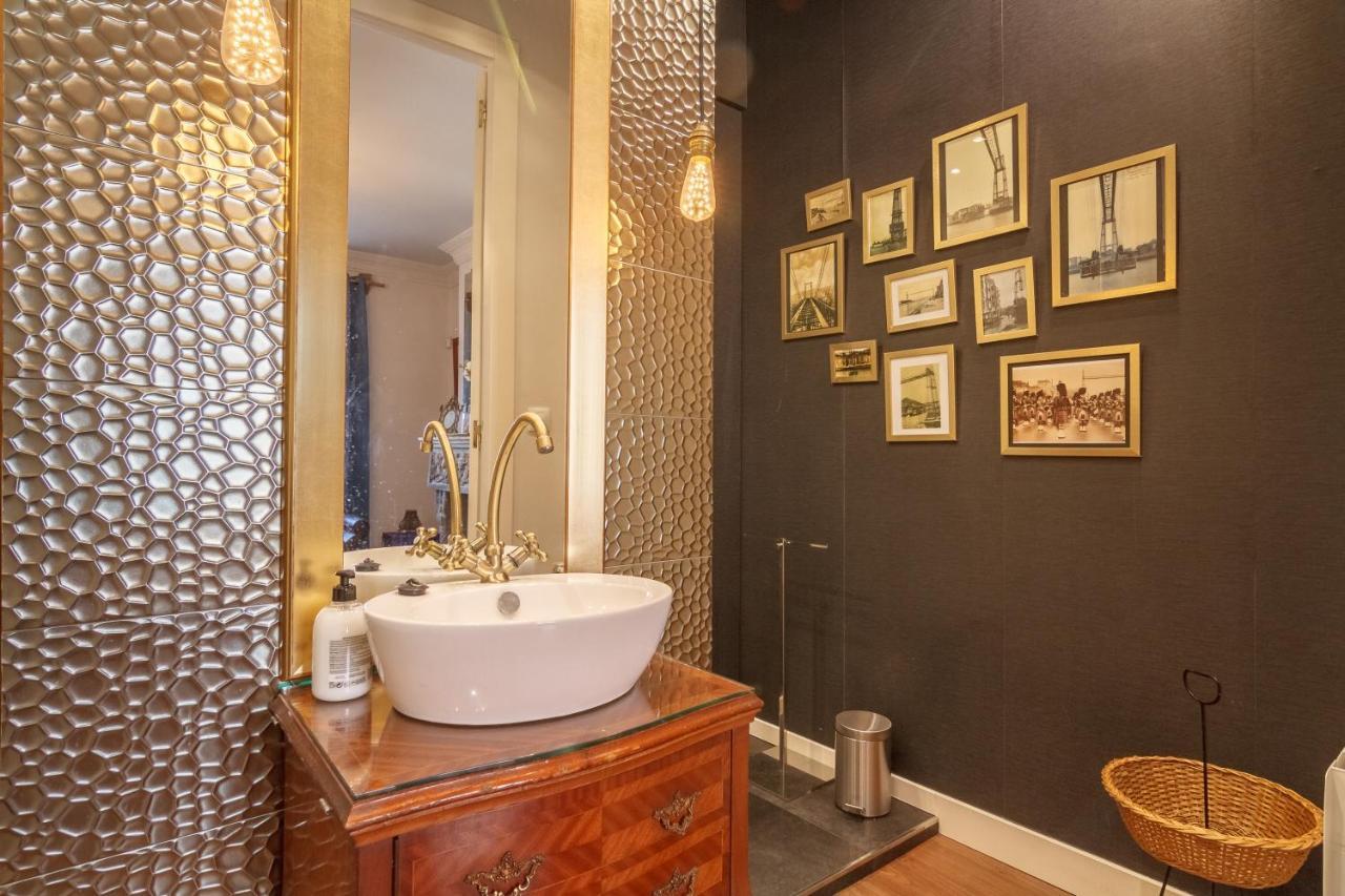 Amplio Y Elegante Con Diseno Vintage Apartman Portugalete Kültér fotó